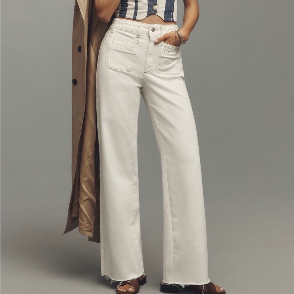 Paige Anessa Wide Leg Jeans size 29